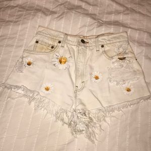Vintage Daisy Levi cut off shorts